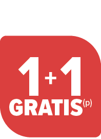 1 + 1 gratis(p)