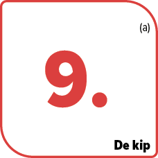 ,﻿(a)﻿,De kip,9﻿.
